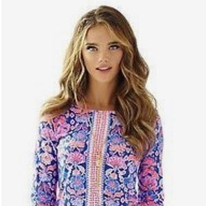 EUC Lilly Pulitzer Iris Blue Werk It - Marlowe